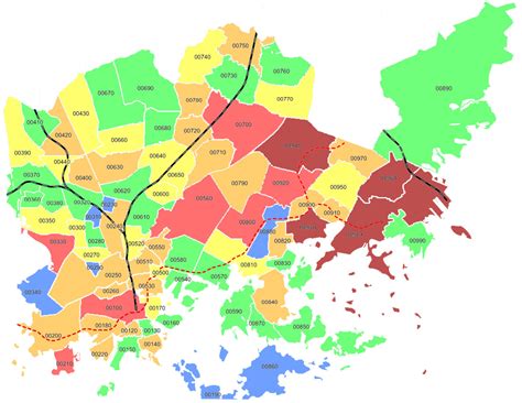 Tutustu 60 Imagen Postinumerot Helsinki Kartta Abzlocal Fi