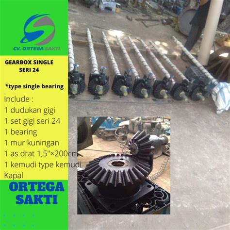 Jual Gearbox Single Spindle Seri 24 Untuk Pintu Air Kab Klaten Sparepart Pintu Air Tokopedia