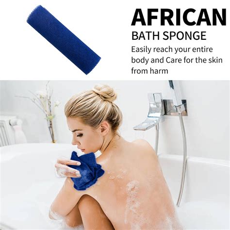 African Net Sponge Long Net Bath Sponges For Exfoliating Shower Body