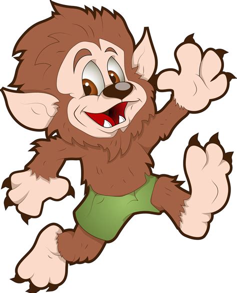 Cute Werewolf Cartoon Character Royalty Free Stock Image Storyblocks