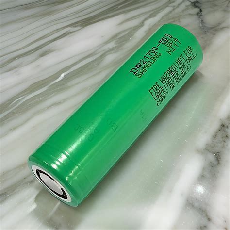 Samsung 50S 21700 5000mAh Battery Flat Top Li-ion INR-21700-50S