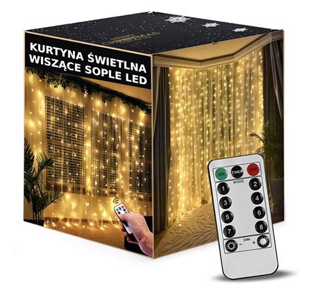 Kurtyna Wietlna Led X Lampki Wi Teczne Do Okna Allegro Pl