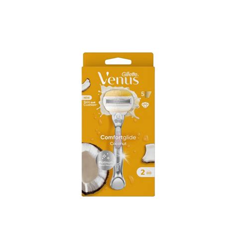 Buy Gillette Venus Comfortglide Coconut Platinum Metal Handle Razor · Singapore