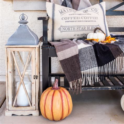 Fall Farmhouse Porch Feature - A Night Owl Blog