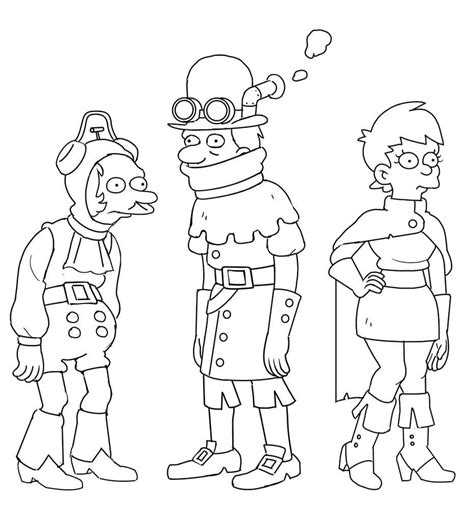 Characters From Disenchantment Coloring Page Free Printable Coloring