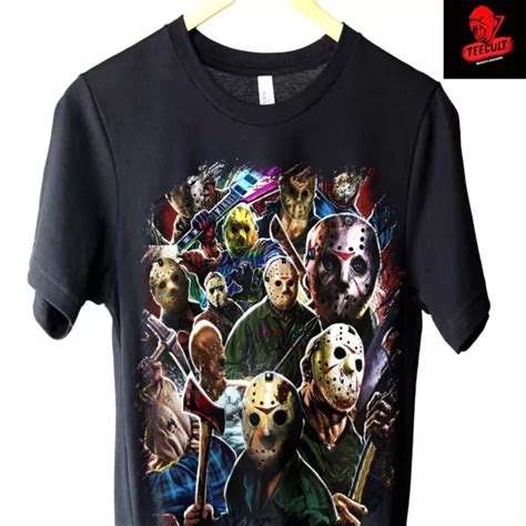 Jason Voorhees Andfriday The 13th Horror Movie Unisex S 3xl Cotton T