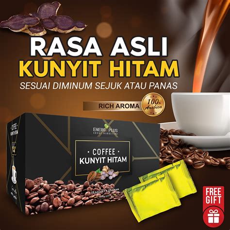 Kopi Kunyit Hitam Plus Stevia Tanpa Gula Gift Shopee Malaysia