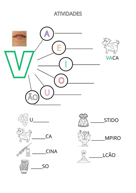 Figura Com A Letra V - 6