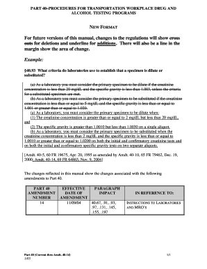 Fmcsa Dot Drug And Alcohol Policy Template Pdffiller