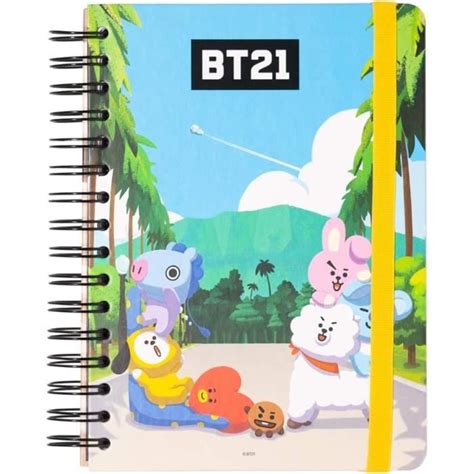 Bullet Journal Pointillé Bt21 Carnet De Notes A5 Notebook Bullet