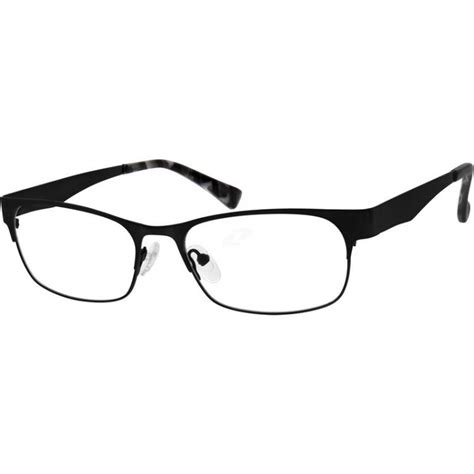 Black Rectangle Glasses 408421 Zenni Optical Eyeglasses Glasses Zenni Optical Zenni