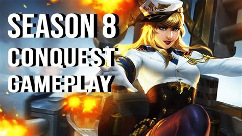 New Season 8 Conquest Map Gameplay Smite Pts New Battleship Heaven