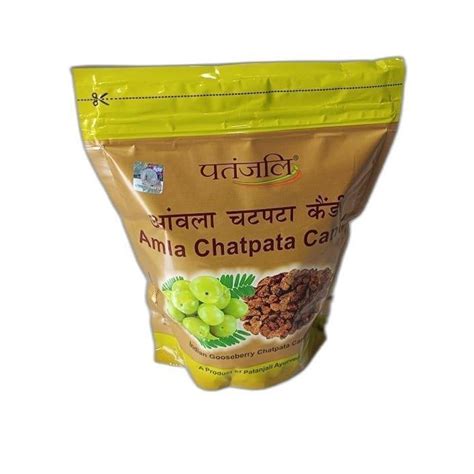 Brown Patanjali Amla Chatpata Candy Packaging Type Packet Packaging