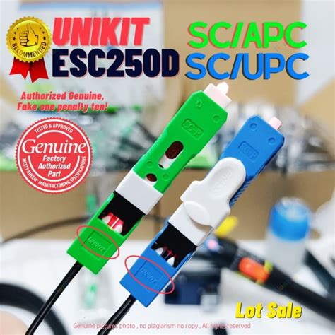 Cw Original New Unikit Esc D Sc Apc Upc Optic Fiber Quick