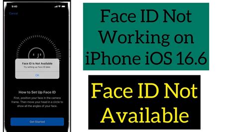 How To Fix Face Id Not Working On Iphone Face Id Not Available Ios