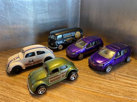 5 HOT WHEELS VOLKSWAGEN VW GOLF BULLI KÄFER Kaufen auf Ricardo