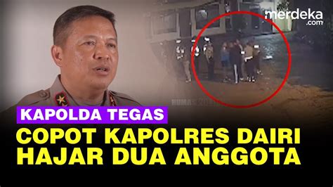 Kapolda Sumut Tegas Copot Kapolres Dairi Hajar Dua Anggotanya Hingga