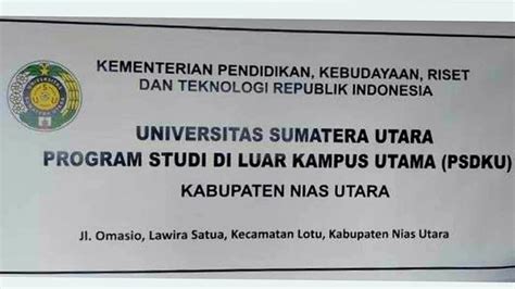 Mahasiswa PSDKU USU Di Nias Utara Ternyata Belum Terdaftar Di Pangkalan