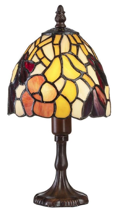 Casa Padrino luxury Tiffany stool lamp multicolored Ø 15 x H 29 cm