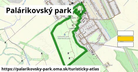 Turistická mapa Palárikovský park oma sk