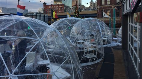 Cafe Benelux's rooftop domes open Friday and they're already sold out