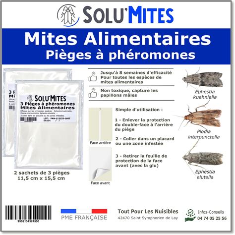 Solumites Pi Ge Glu Et Ph Romones Pour Les Mites Alimentaires