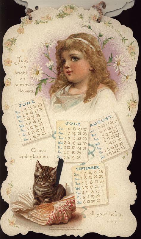 Playmates Calendar For 1902 Tuckdb Ephemera