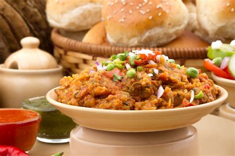 Premium Photo | Indian street food pav bhaji