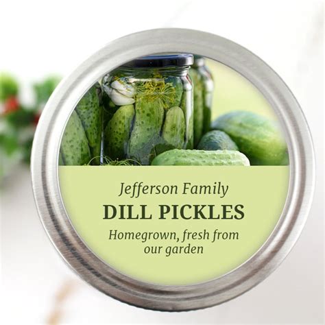 Pickle Labels Pickle Jar Labels Pickle Canning Label Homemade Pickle Canning Label PW025 - Etsy