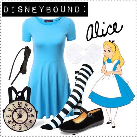 Outfit Inspiration Disneybound Alice In 2020 Disney Inspired Outfits Disney Inspired