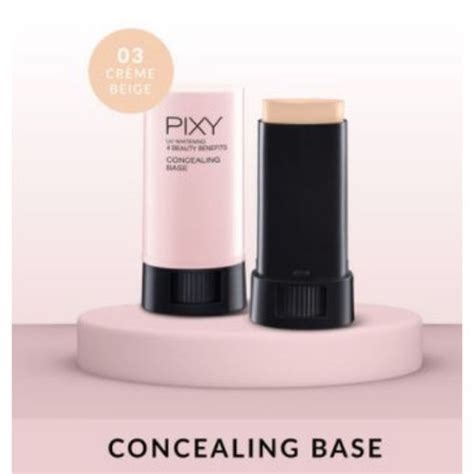 Pixy Uv Whitening Concealing Base Foundation Stick New Shade Shopee