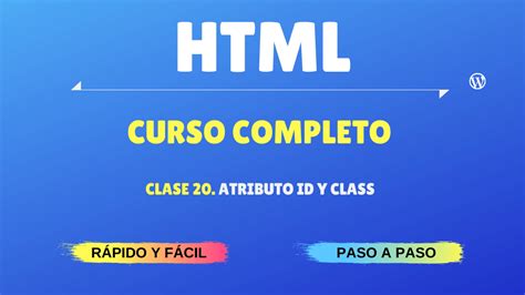 Curso De HTML 20 Atributo Id Y Class DavidIbiza