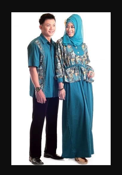 10 Model Baju Batik Couple Pasangan Modis Elegan 2020