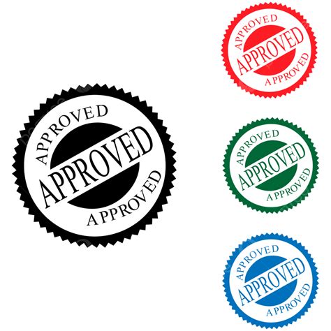 Approved Stamp Vector