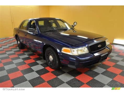 2005 Dark Blue Pearl Metallic Ford Crown Victoria Police Interceptor