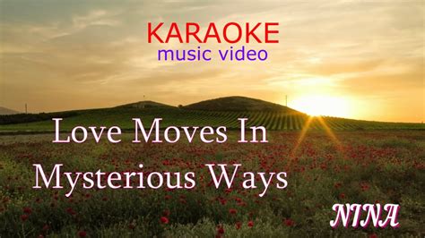 Love Moves In Mysterious Ways Karaoke Music Video Youtube