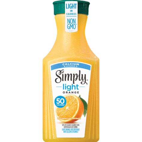 Simply Orange Juice Calcium Bottle Fl Oz Juice And Drinks Reasor S