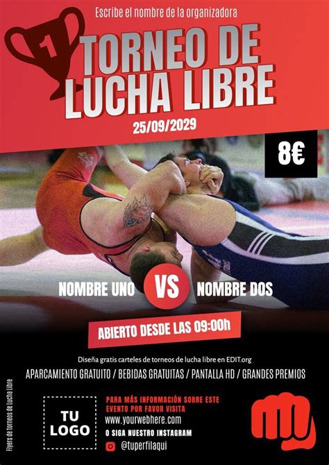 Dise A Un Flyer De Lucha Libre Con Plantillas Online