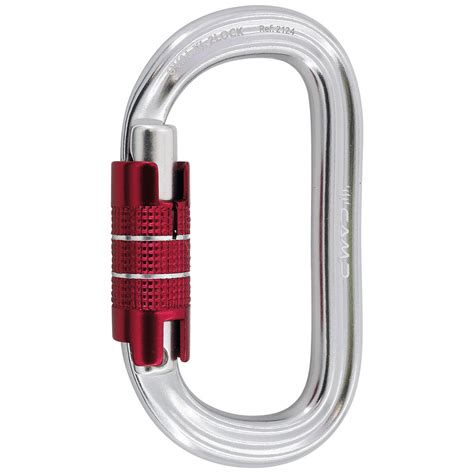 Mousqueton OVAL XL 2LOCK Mousquetons connecteurs Échelle Européenne