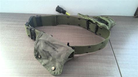 Mavin Large Lc2 Pistol Belt Olive Green Us Military Alice Web Gear