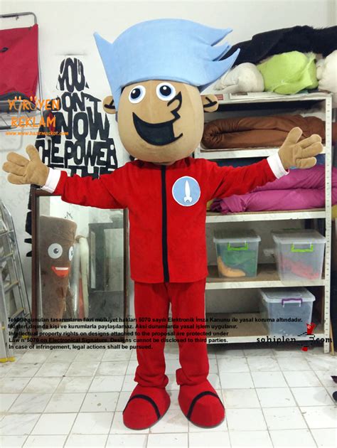 Johnny Rockets Mascot Costume / Kıbrıs Maskot - Maskot Üretimi