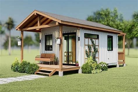 20 Foot Container House Design - Tiny House Universe