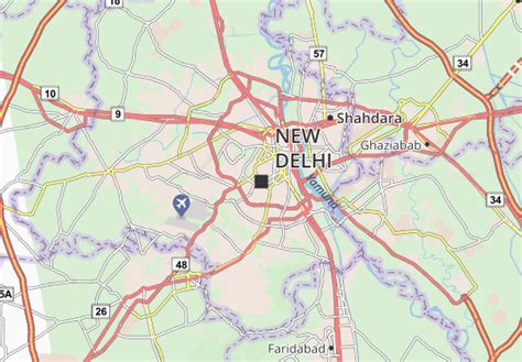 MICHELIN New Delhi map - ViaMichelin