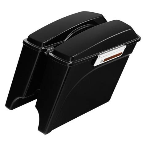 Teledu Stretched Extended Hard Saddle Bags For 1994 2013 Harley