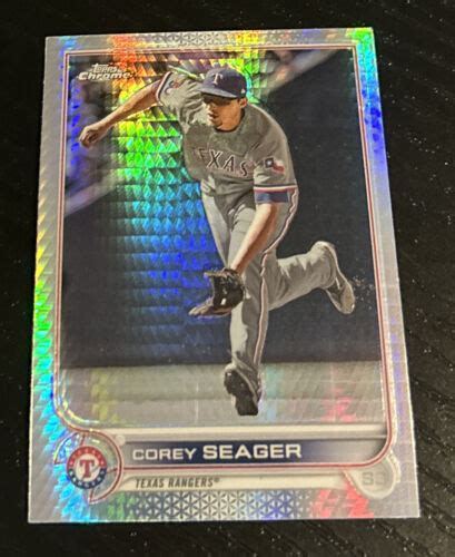 2022 Topps Chrome Corey Seager Prism Refractor EBay