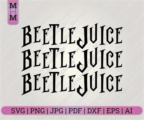 Beetlejuice Svg Movie SVG Beet Svg Horror SVG Cricut Cut File Png