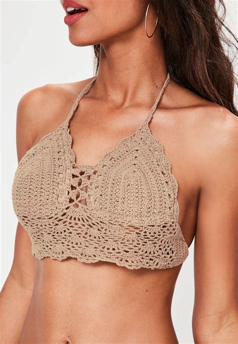 Tan Triangle Crochet Bikini Set Crochet Bikini Set Crochet Bikini Hot