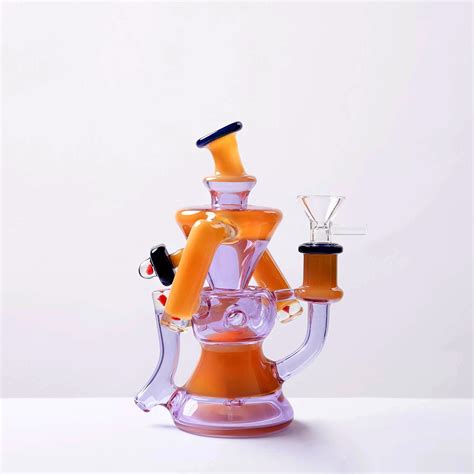 6 2 Inch Small High Borosilicate Glass Hookah Smoking Water Pipe Color Reflux Bubbler Recycle