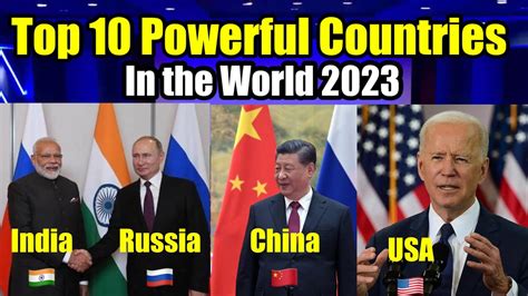 Top 10 Powerful Countries In The World 2023। Gk Taneja Worldwide।