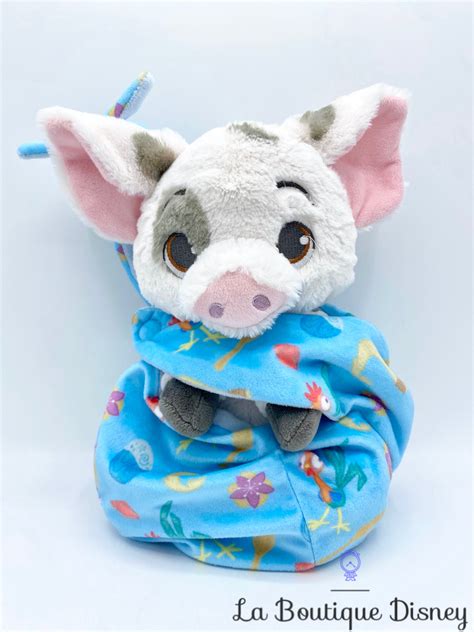 Peluche Pua Vaiana Emmaillot E Disney Parks Cochon Blanc Couverture